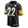 Miesten Pittsburgh Steelers NFL Pelipaita Najee Harris 22 Nike Musta 2021 NFL Draft